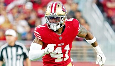 49ers announce roster moves ahead of game in Cleveland; NFL fines WR Jauan Jennings $12,172