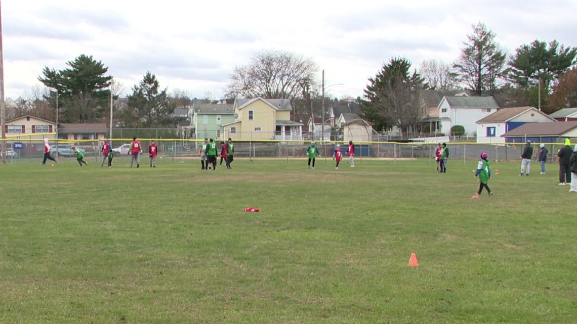 Family football game held in Lackawanna County