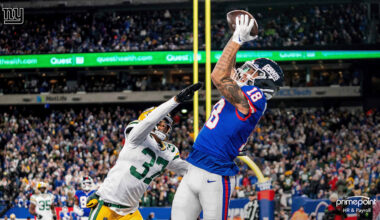 Giants reunite with wide receiver Isaiah Hodgins