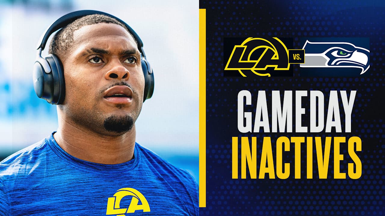 Kicker Joshua Karty and running back Jarquez Hunter among Rams' inactives for Week 11 vs. Seahawks