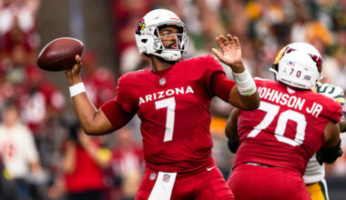 Jacoby Brissett to get QB start for Arizona Cardinals in Dallas against Cowboys on "Monday Night Football" with Kyler Murray still dealing with foot injury