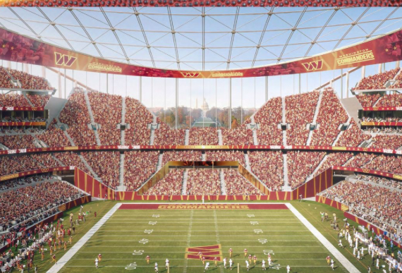 Commanders Select Architect For New 65,000-Seat D.C. Stadium