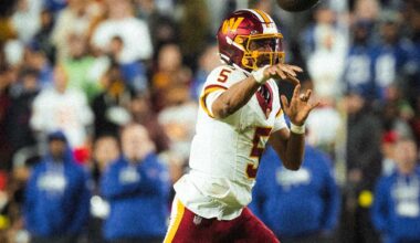 Teammates hope Jayden Daniels has swift recovery