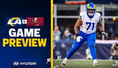 SoFi Stadium after dark: Los Angeles Rams & Tampa Bay Buccaneers battle in key NFC showdown on Sunday Night Football