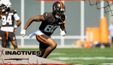 Browns announce inactives for Week 12 against the Raiders - Cleveland Browns
