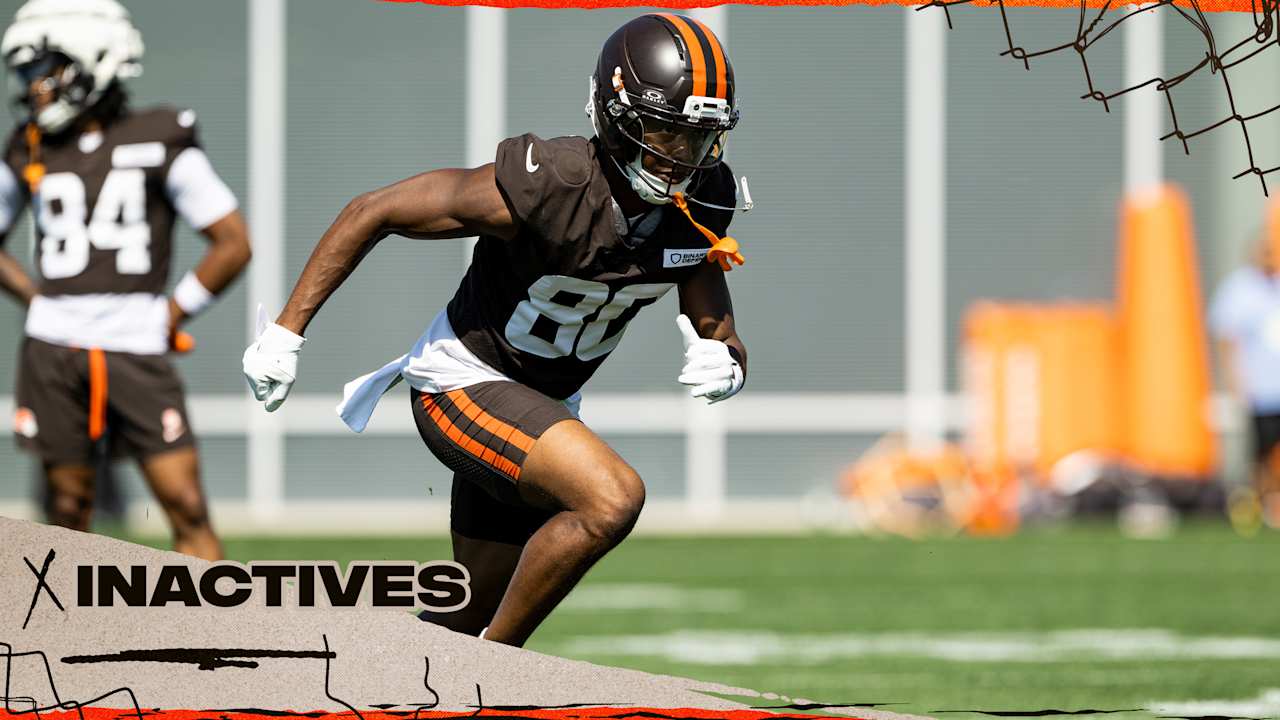 Browns announce inactives for Week 12 against the Raiders - Cleveland Browns