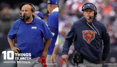 10 things to watch in Giants vs. Bears