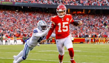 Kansas City Chiefs are favored over the Dallas Cowboys in Week 12 odds