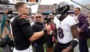 Bengals vs. Ravens Monday injury report: Lamar Jackson is really banged up