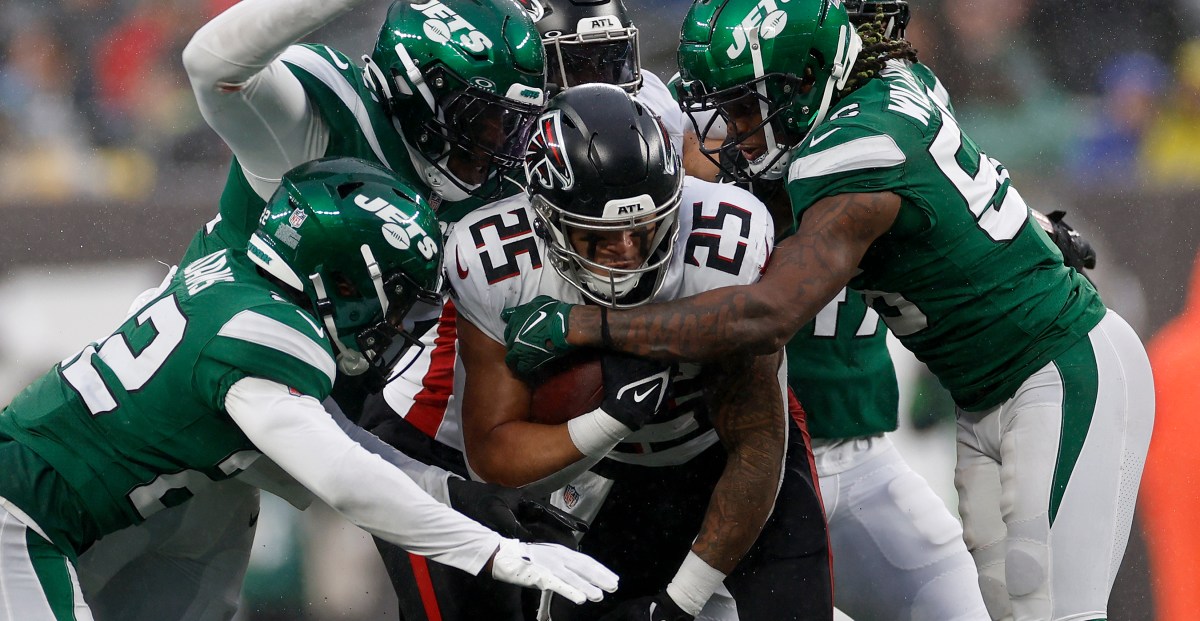 Falcons hoping to move to .500 against AFC with win against Jets