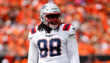Patriots elevate defensive tackle from practice squad for Bengals game