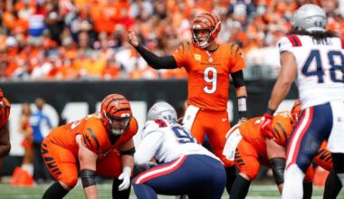 Bengals QB Joe Burrow won't play against Patriots
