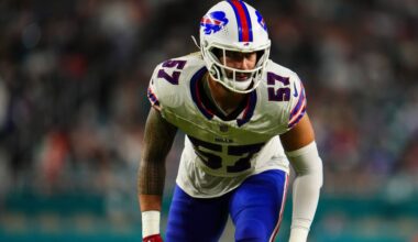 Bills defenders A.J. Epenesa, Shaq Thompson ruled out for Week 10