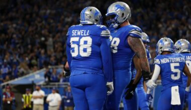 Lions, Commanders initial injury report: Multiple OL miss Wednesday practice