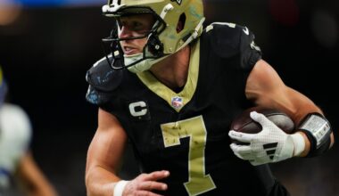 Taysom Hill chosen as the Saints 2025 Ed Block Courage Award Winner