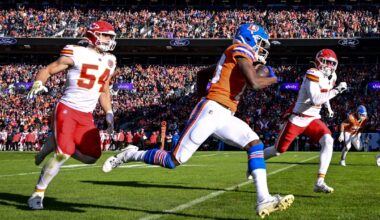 Chiefs open as favorites over the Broncos in Week 11