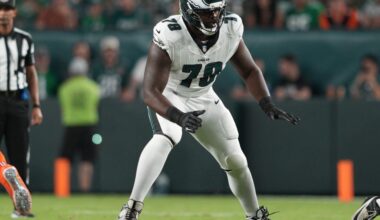 Eagles open practice window for Myles Hinton
