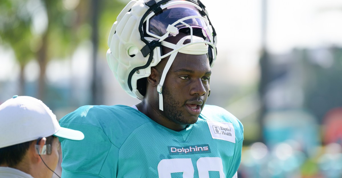 Miami Dolphins offensive lineman James Daniels may not return from injury this season