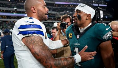 NFL Week 12 odds: Eagles favored on road against Cowboys