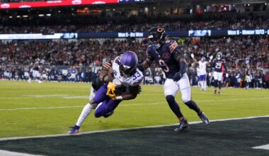 2025 NFL Week 11: Chicago Bears at Minnesota Vikings