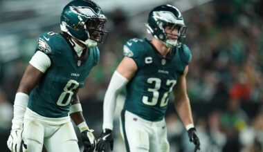 Eagles issue estimated injury report ahead of Bears game