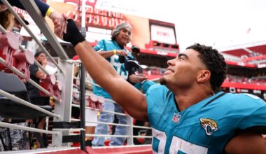 Jaguars TE Brenton Strange a welcome relief in uncertain passing game