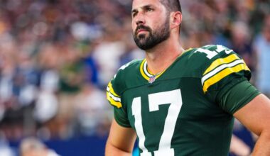 Bisaccia: Brandon McManus will kick for the Packers on Monday