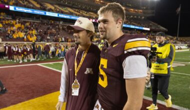 Vikings QB Max Brosmer continues to mentor former teammate, Gophers QB Drake Lindsey