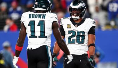 Eagles Injury Report: Good news on A.J. Brown and Saquon Barkley