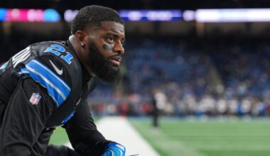 Lions, Eagles injury report: Amik Robertson added, Terrion Arnold misses practice