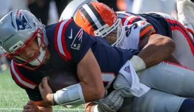 Patriots Mailbag: Is Drake Maye to blame for the high sack total?