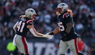 Patriots vs. Giants Friday injury report: 5 sidelined for New England