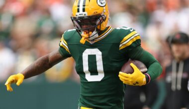 Packers-Eagles final injury report: Green Bay’s WR room is a mess