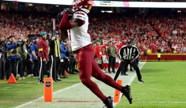 Stats and Snaps - 2025 Week 8, Commanders @ Kansas City Chiefs