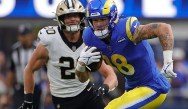 Rams-Saints PFF Grades: Rookie Terrance Ferguson’s role is growing