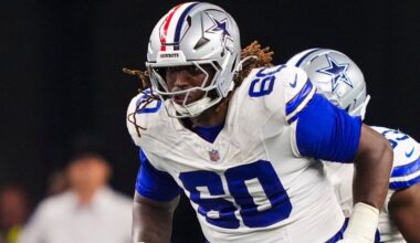 Dallas Cowboys injuries: Tyler Guyton not expected to play this week