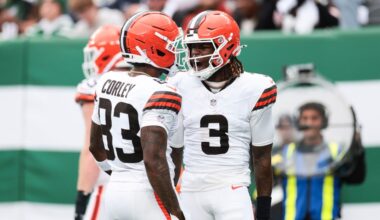 Browns offense: Cleveland’s playcalling, wide receiver play, looked marginally better in Week 10 vs Jets