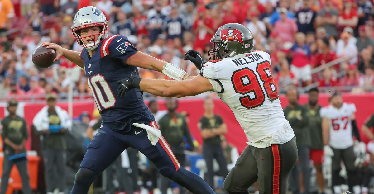 Drake Maye analysis: How Patriots QB performed vs. Buccaneers in Week 10