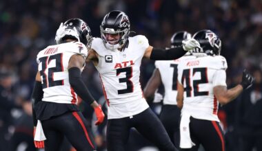 Falcons snap counts from an overseas loss to the Colts