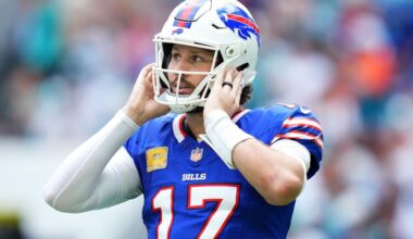 Buffalo Bills play awful first half against Miami Dolphins in Week 10