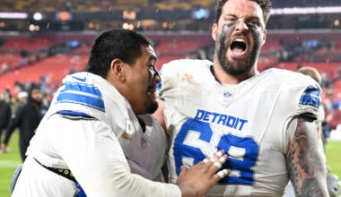 Lions Week 10 game ball: Offensive line plays perfect game