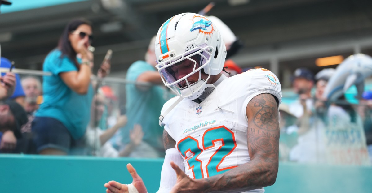 JuJu Brents to miss remainder of Dolphins season due to injury