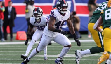 New York Giants waive edge defender who started vs. Green Bay Packers