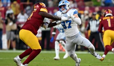 Stats and Snaps - 2025 Week 10, Commanders vs Detroit Lions