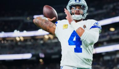 Dallas Cowboys injuries: Dak Prescott & Tyler Smith removed from report