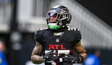 Billy Bowman Jr., Drake London out for Week 12 against Saints