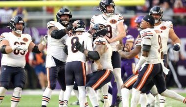 Chicago Bears NFL week 12 power rankings roundup