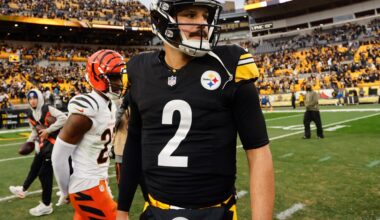 ‘This is home’: Steelers QB Mason Rudolph reacts to roaring ovation from fans