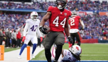 Notes and stats from the Bucs 44-32 loss to the Bills