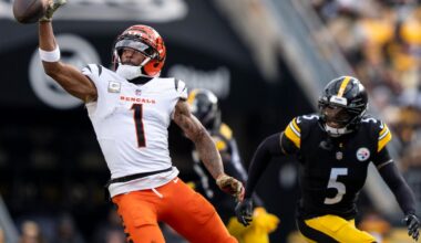 Bengals wide receiver Ja'Marr Chase suspended for spitting at Steelers' Jalen Ramsey